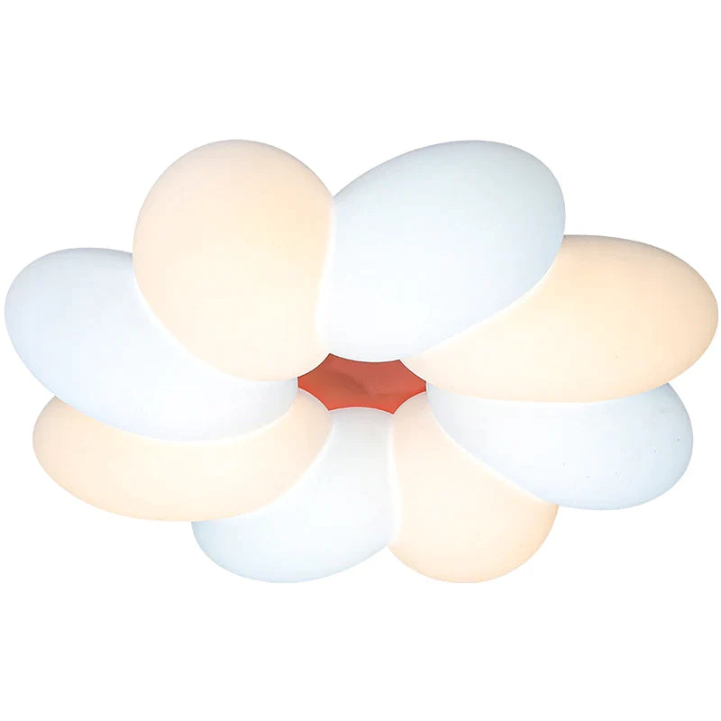 Afralia™ Nordic Cloud Flower LED Ceiling Study Lamp for Girls and Children's Room