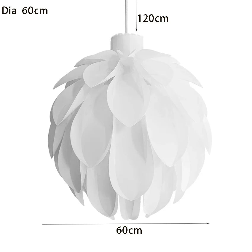 Afralia™ Pinecone Pendant Light - Modern White Acrylic Lamp for Dining Room