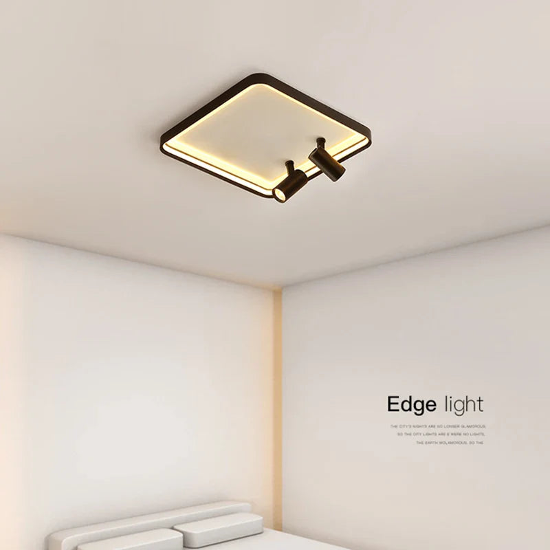 Afralia™ Modern LED Ceiling Lights: Round, Square, Rectangle Lamps for Living Room, Bedroom - Surface Mounted Lighting