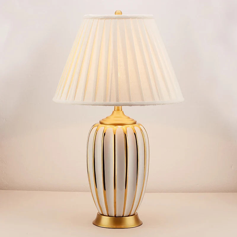 Afralia™ Ceramic Table Lamp: Post Modern American Style for Bedroom & Living Room