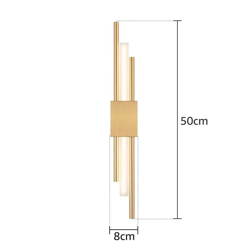 Afralia™ LED Wall Sconce Lamp Indoor Lighting for Home Bedroom Living Room Decoration