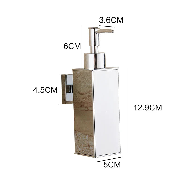 Afralia™ Stainless Steel Soap Dispenser Gold, Hand Liquid/Kitchen/Shampoo Bottle