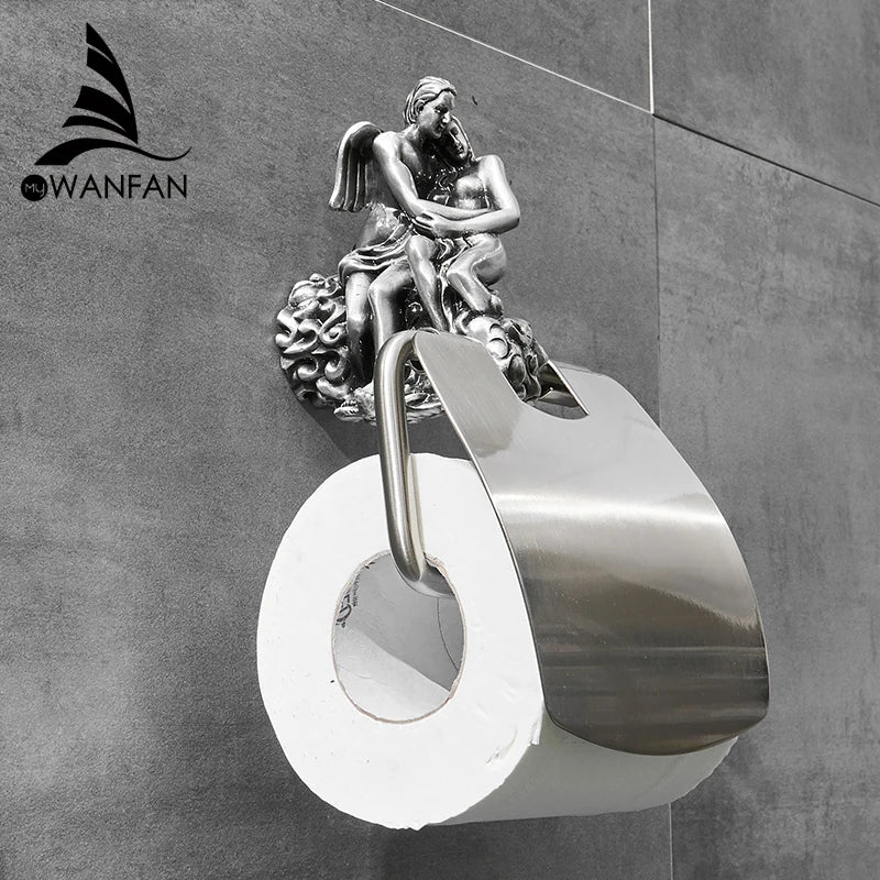 Afralia™ Bronze Toilet Paper Holder Classic Design Rustproof MB-0819B