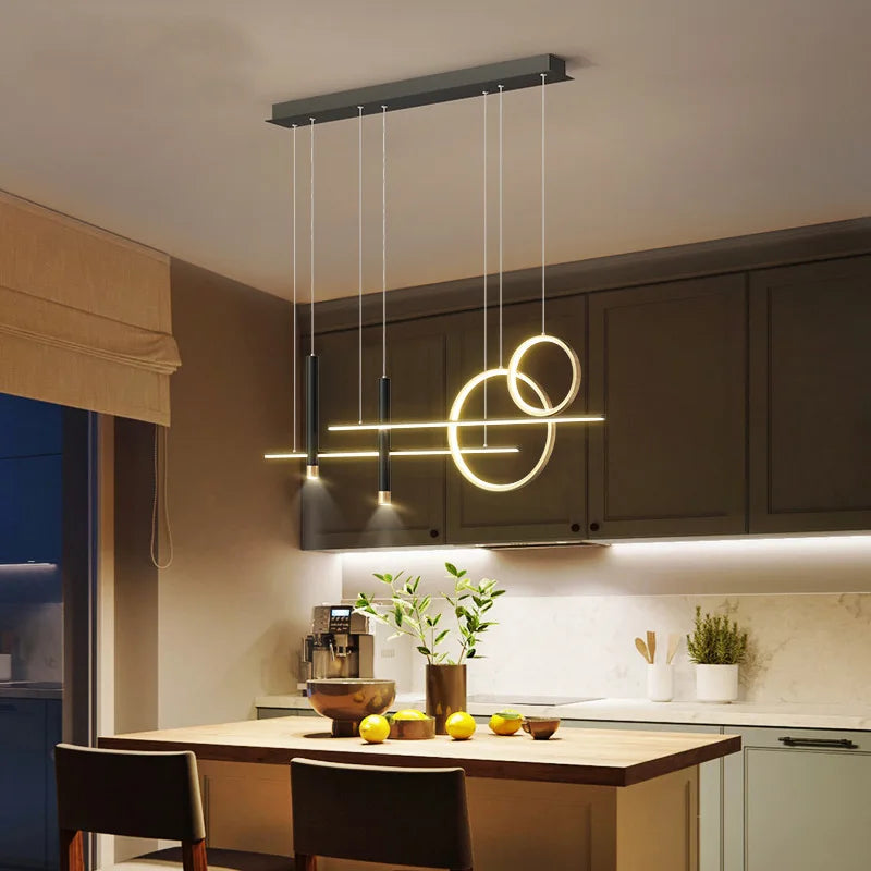 Afralia™ Scandinavian Style LED Pendant Lights for Home Decoration and Indoor Lighting.