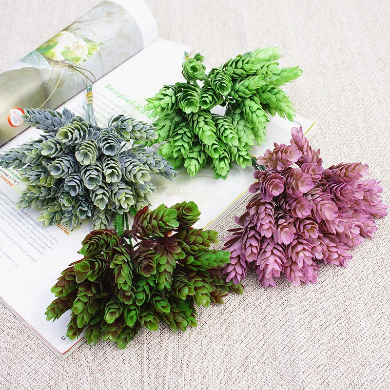 Afralia™ Pine Cone Pineapple Grass Artificial Plants for Home Decoration