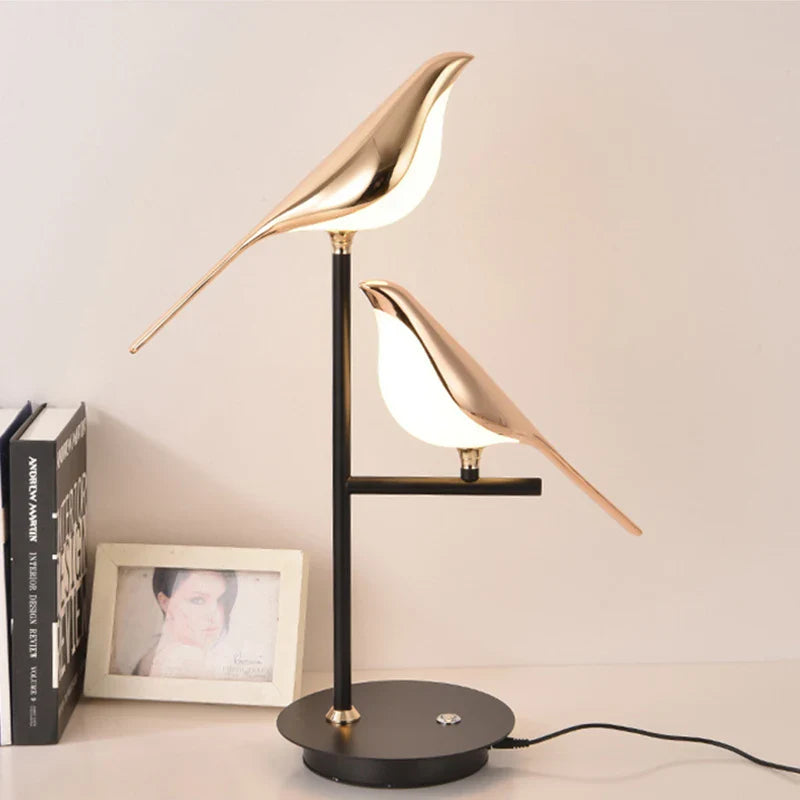 Afralia™ Magpie LED Desk Lamp Modern Indoor Lighting for Home Decor