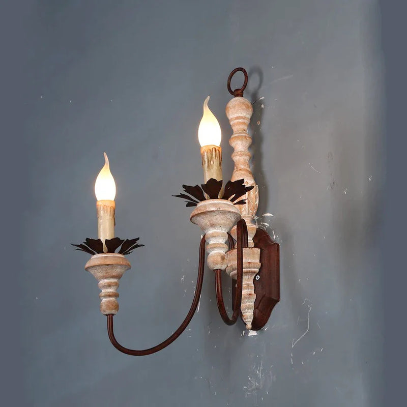 Afralia™ French Country Rustic Wall Sconces Light Antique Retro Wall Lamps