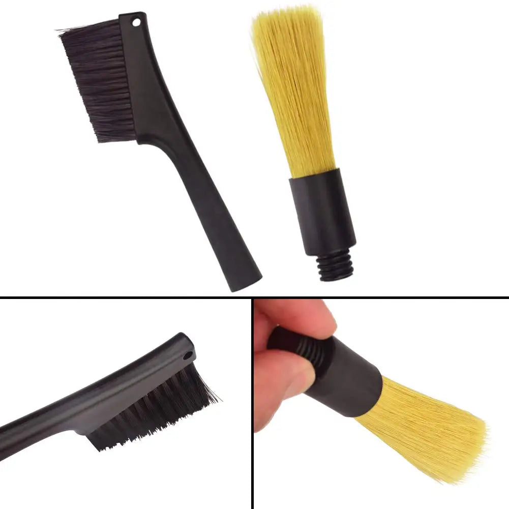 Afralia™ Espresso Machine Cleaner Brush - Dual Purpose Coffee Grinder Cleaning Tool