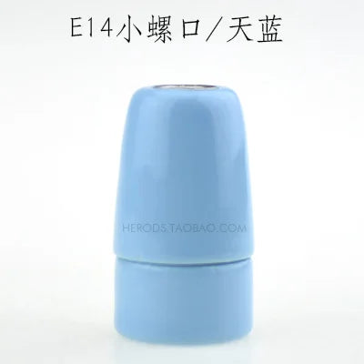 Afralia™ Vintage Ceramic E14 Lamp Socket Fitting for Pet Aquarium Fish