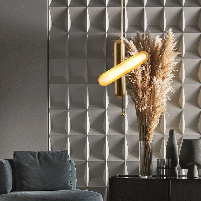 Afralia™ Gold Iron Glass Chandelier for Dinning Room - Art Deco Lighting