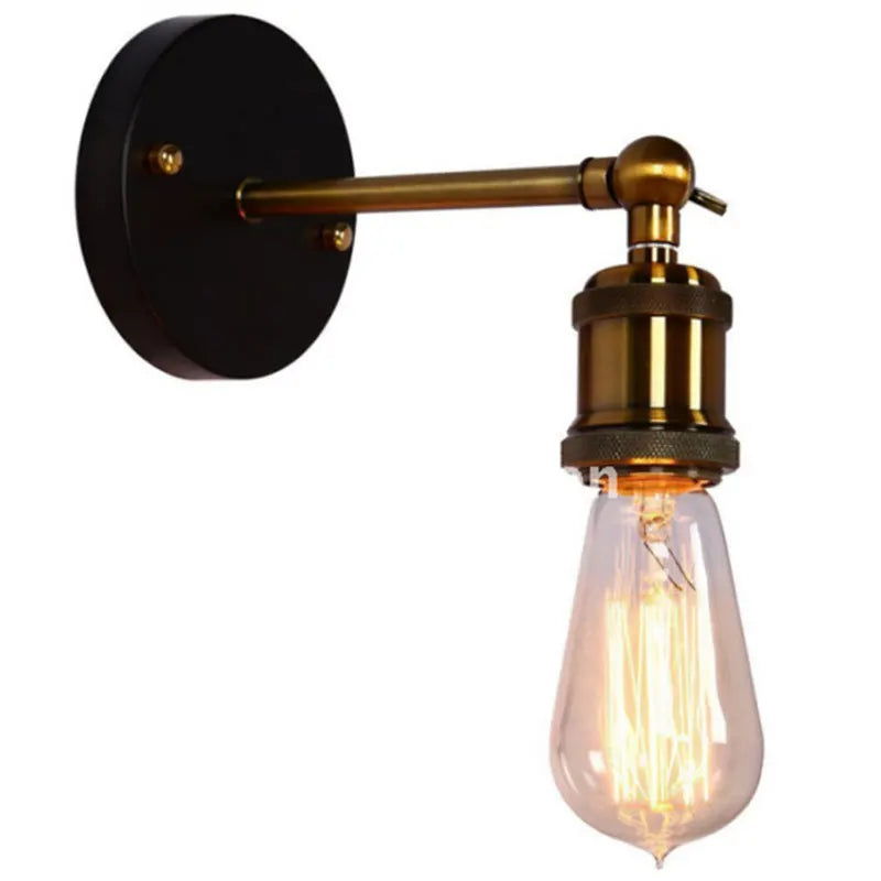 Afralia™ Industrial LED Wall Light for Bedroom Foyer Study Coffee Shop Restaurant