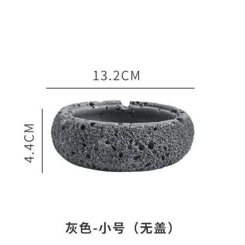 Afralia™ Cement Astronaut Ashtray with Lid - High Temperature Resistant Cigar Ashtray