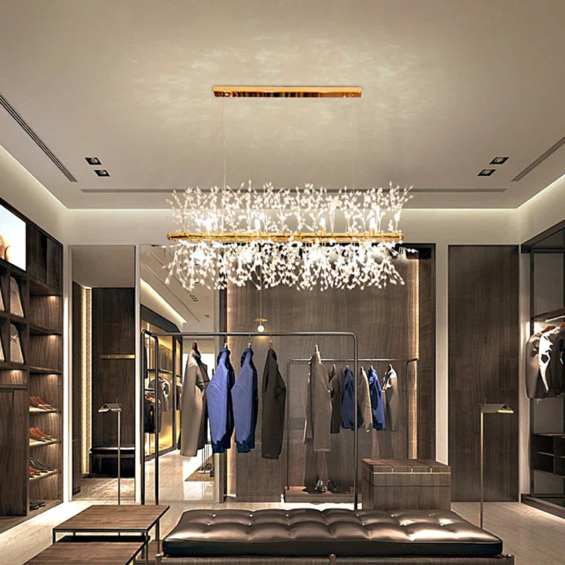 Afralia™ Dandelion Chandelier: Nordic Minimalist Wrought Iron LED Indoor Light for Living Room