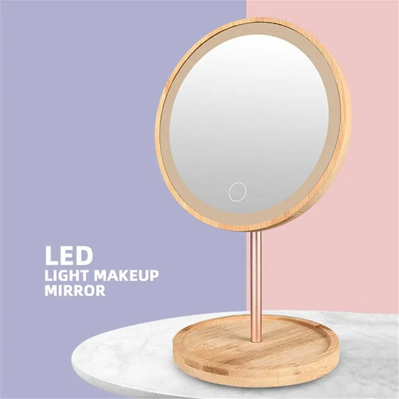 Afralia™ Rechargeable LED Makeup Mirror Lamp with Touch Switch, 3 Lighting Options