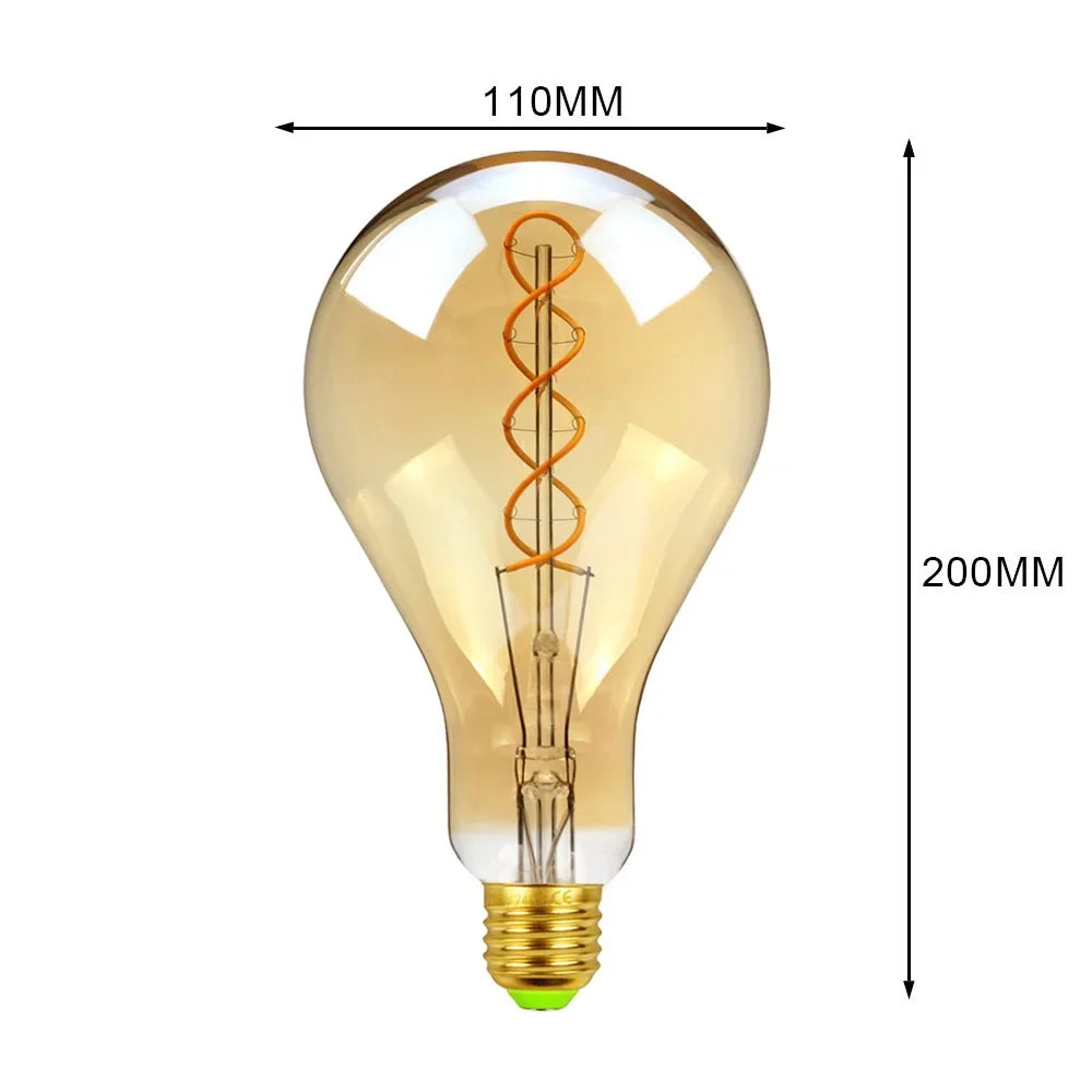 Afralia™ Industrial Retro Vintage LED Edison Bulb 4W 2300K E27 Lamp Light Bulb