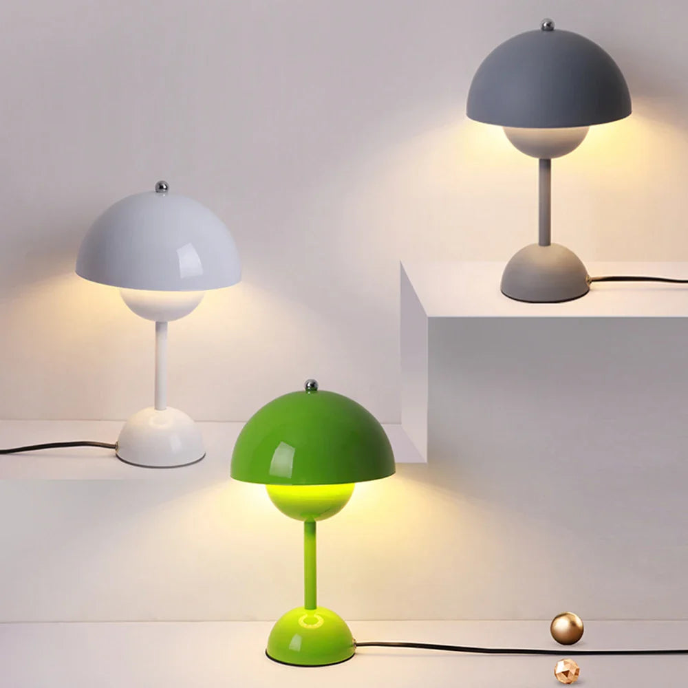 Afralia™ Multicolor LED Table Lamp: Modern Nordic Bedside Desk Reading Light