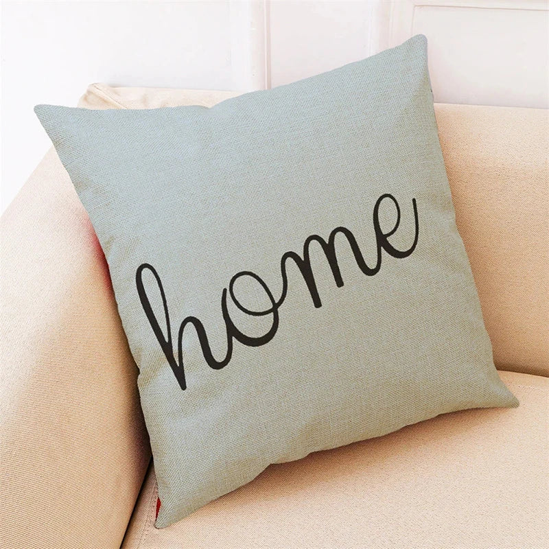 Geometric Pattern Printed Throw Pillow - Modern Brief Soft Cushion by Afralia™