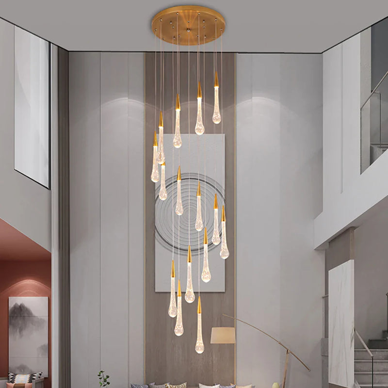 Afralia™ Villa Staircase Pendant Lights Hanging Lamps for Restaurant Bar Decor