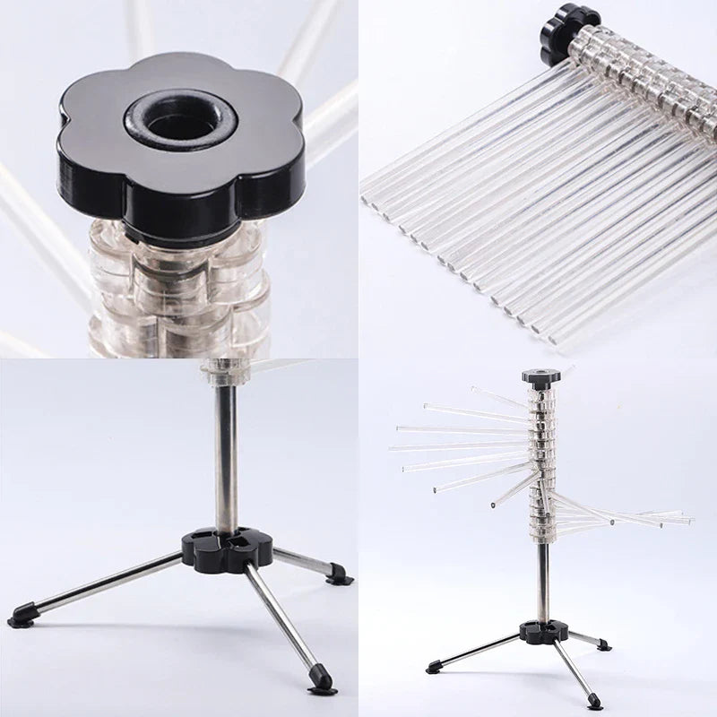 Afralia™ Pasta Drying Rack: Portable Spaghetti Dryer Stand, Kitchen Noodle Hanging Tool
