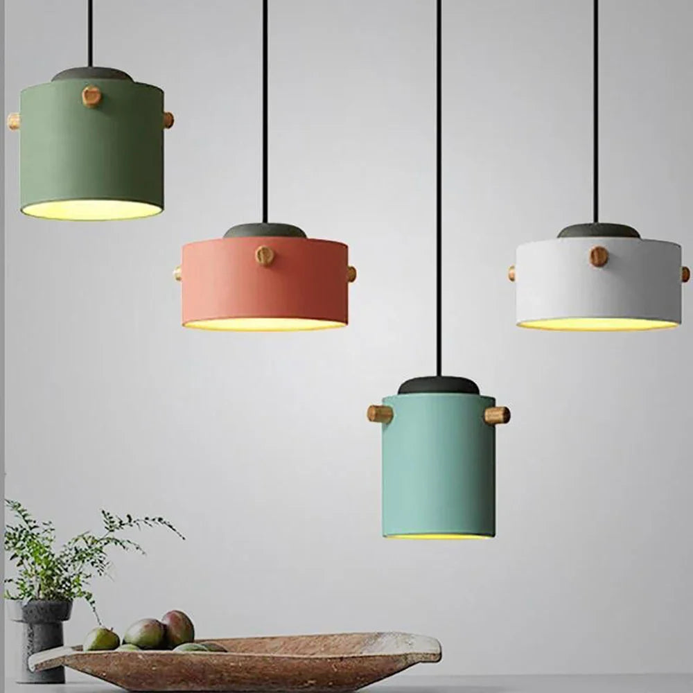 Afralia™ Colorful LED Pendant Lights for Living & Dining Rooms