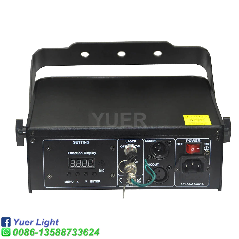 Afralia™ LED Water+RG Laser Light DJ Disco Stage Projector