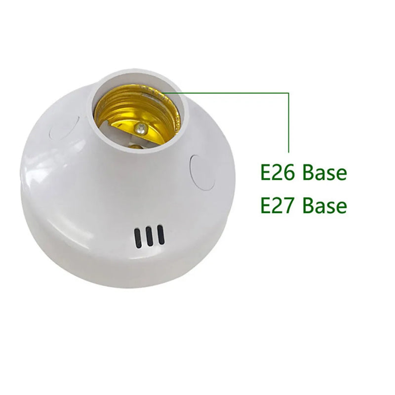 Afralia™ E27 LED Lamp Base with Timer, Wireless Screw Socket for Home Bedroom