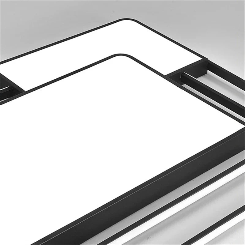 Afralia™ Geometry LED Ceiling Light: Modern Nordic Light Luxury for Living Room Decor