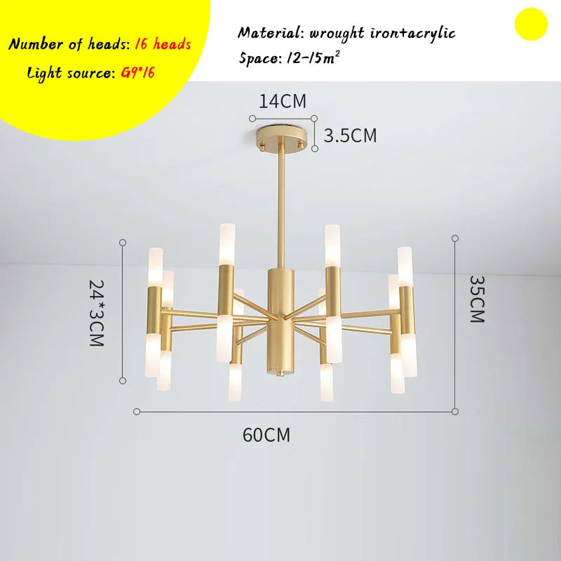 Afralia™ Nordic LED Pendant Chandelier: Modern Home Decor Light Fixture for Living Room, Bedroom & Restaurant