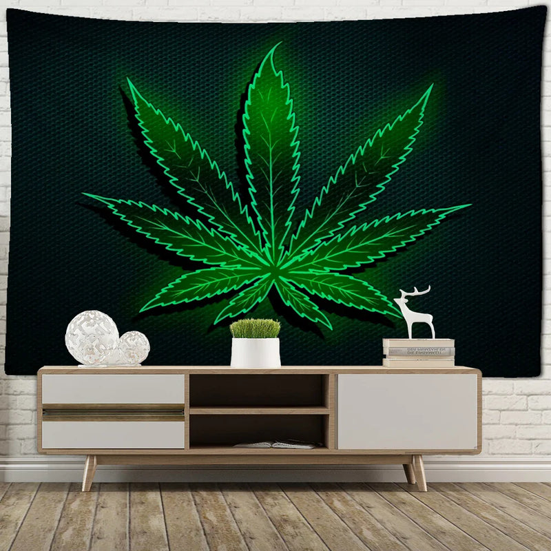 Afralia™ Maple Leaf Tapestry Wall Hanging: Boho Witchcraft Bedroom Art & Home Decor