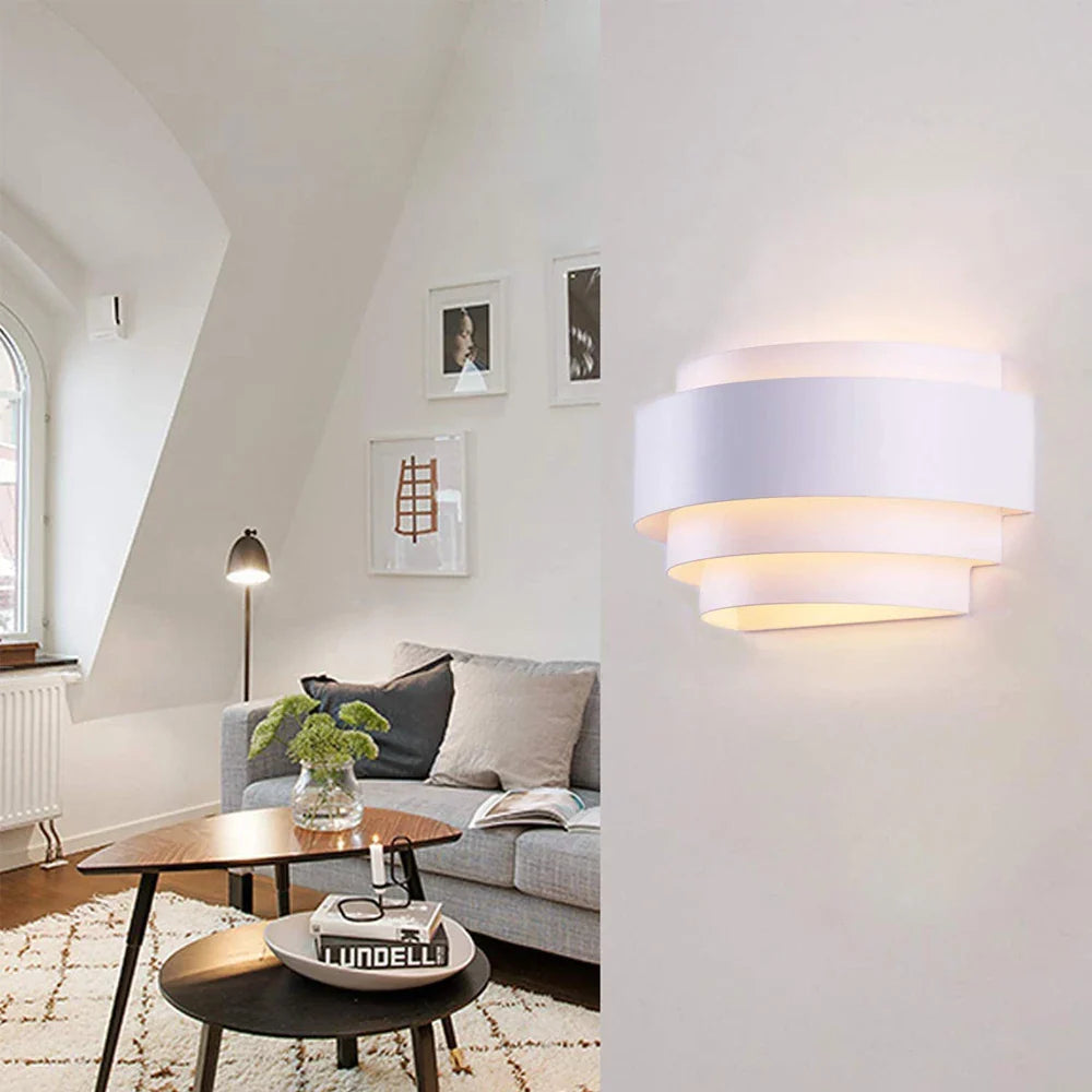 Afralia™ Nordic Style LED Wall Lights Sconce for Indoor Living Room Bedroom