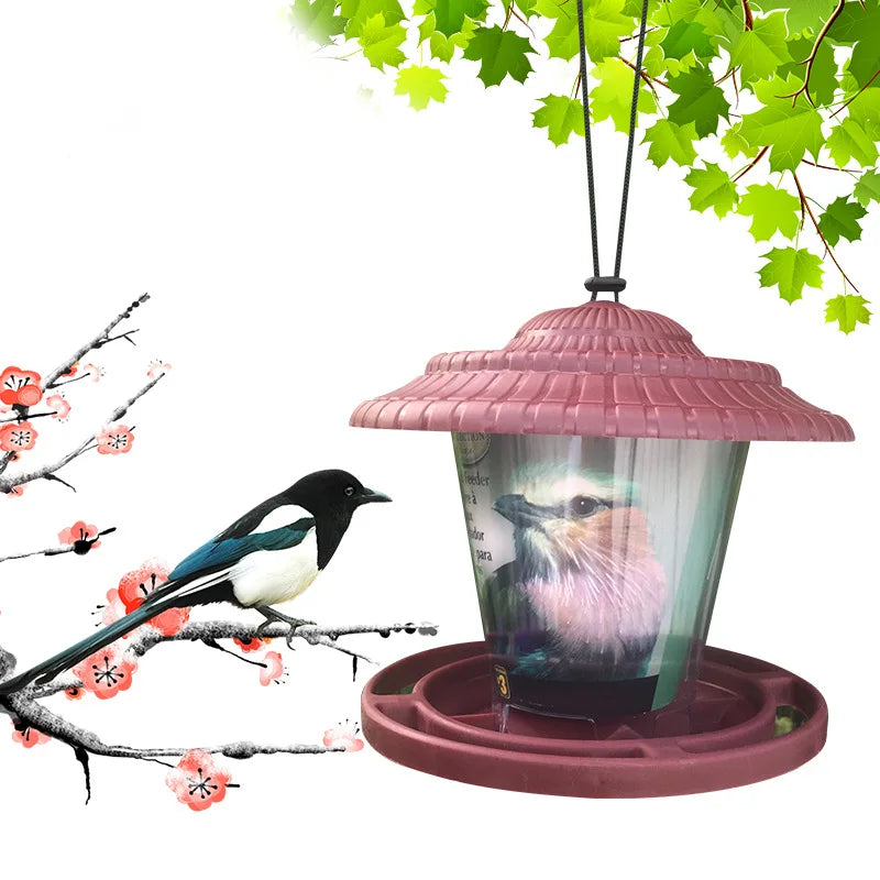 Afralia™ Wild Bird Feeder Hanging Garden Yard Decoration Bird Food Distributor