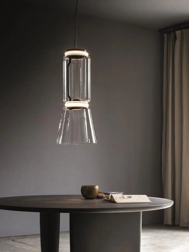 Afralia™ Milano Glass Pendant Light: Modern Designer LED Suspension Lamp Art Decor