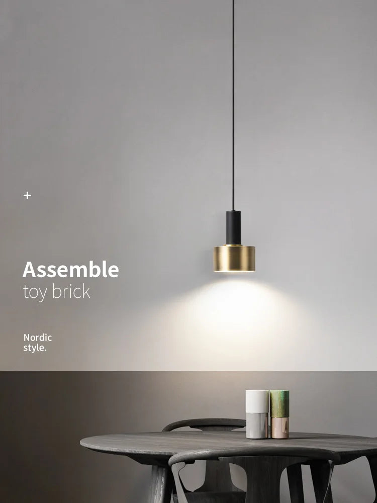 Afralia™ Modern Minimalist Chandelier for Bedroom, Living Room, or Bar