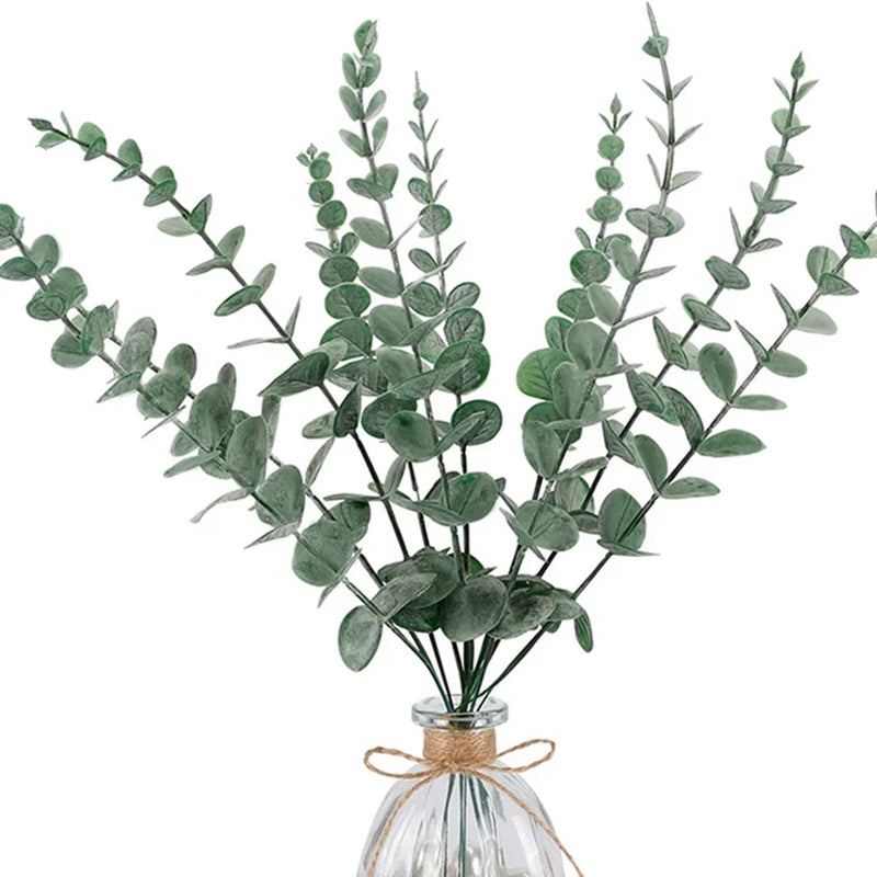 Afralia™ Eucalyptus Greenery Stems: 8pcs for Home Decor, Weddings, & Parties