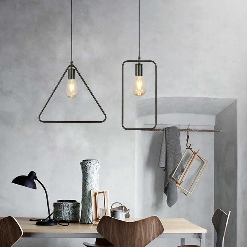 Afralia™ Industrial Nordic Retro Pendant Lights for Home and Bar Chandelier.