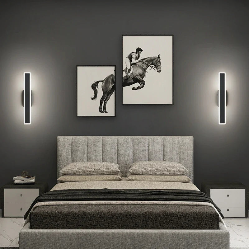 Afralia™ Nordic Minimalist Wall Lamps for Living Room, Bedroom, and Aisle Lighting