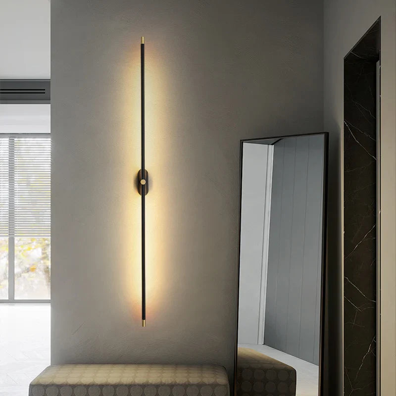 Afralia™ LED Strip Wall Lamp for Modern Decor in Staircase, Bedroom, or Aisle