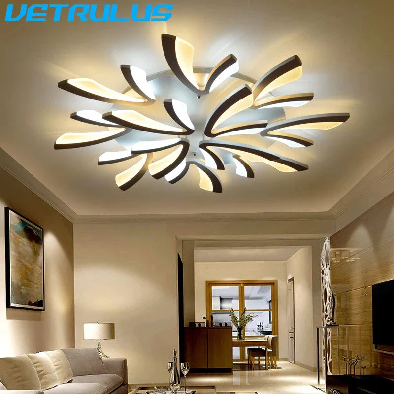 Afralia™ Branch Design LED Chandelier: Modern Nordic Acrylic Ceiling Light for Stylish Living Room Décor