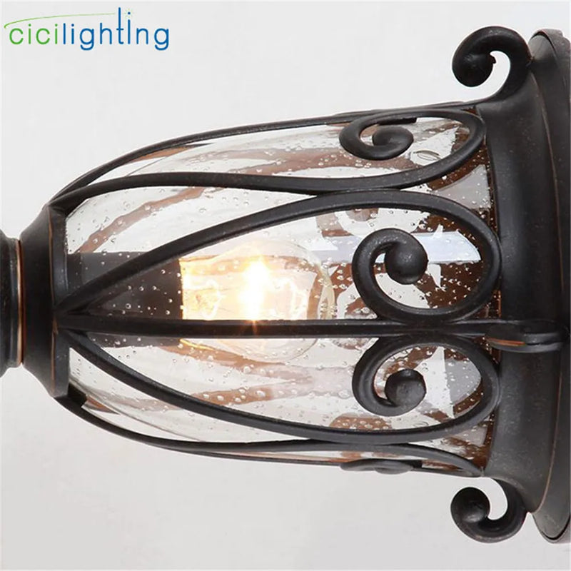 Afralia™ Outdoor Pillar Light: European Style Garden Landscape Lighting