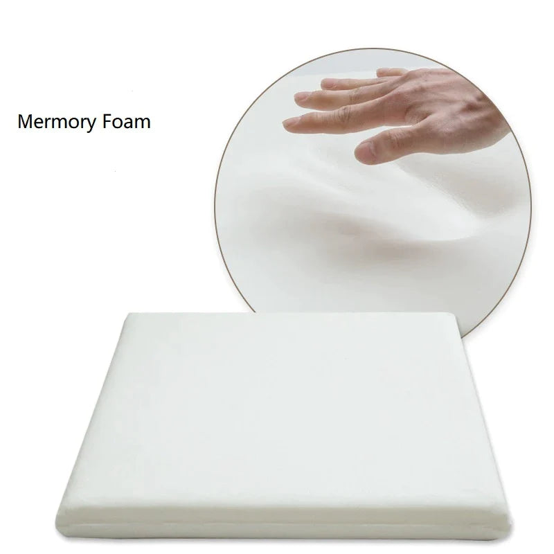 Afralia™ Memory Foam Square Chair Pad for Home Office Meditation Zabuton Seat Cushion