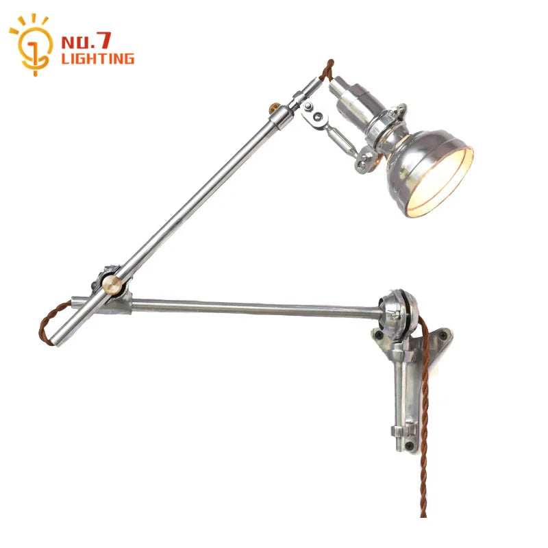 Afralia™ Industrial Retro Wall Lamp Cast Aluminum Medieval Sconces for Home, Office, Cafe