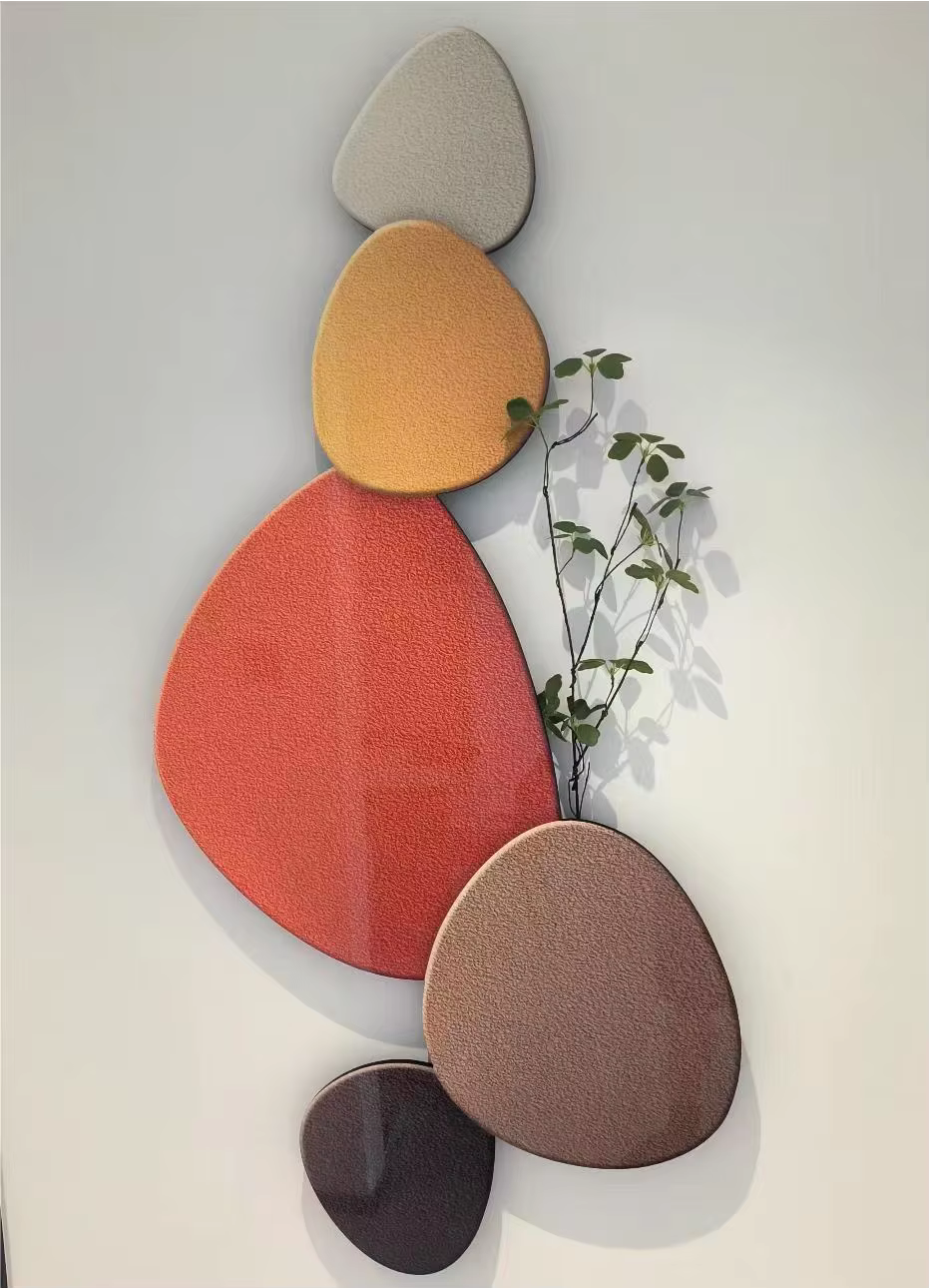 Afralia™ Green Plant Mural Wall Lamp for Modern Living Room Decor