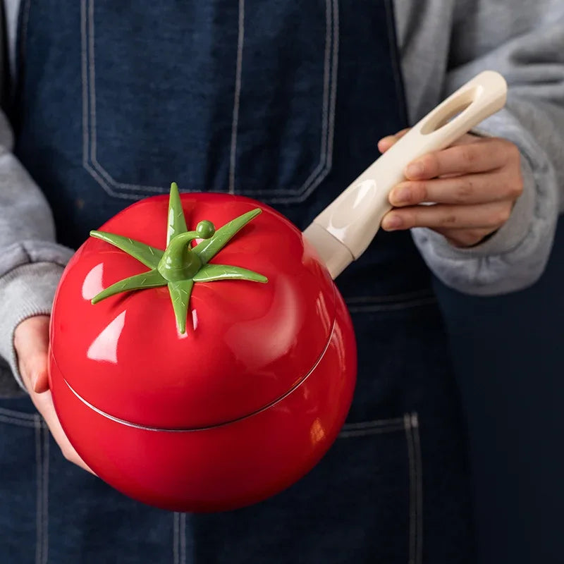 Afralia™ Tomato Cookware Set: Induction Cooker Nonstick Pots & Pans