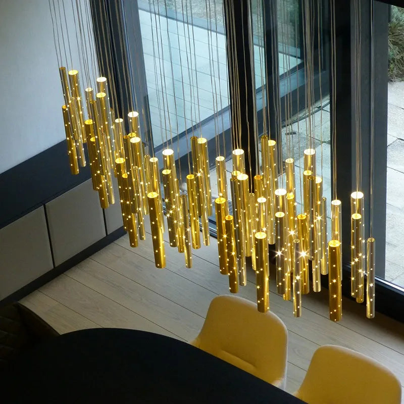 Afralia™ Modern Nordic LED Chandelier for Dining Room and Living Room