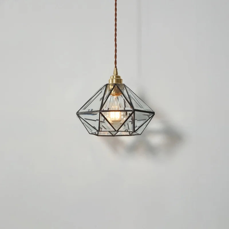 Afralia™ Glass LED Pendant Lamp: Handmade Japanese Style Adjustable Hanging Light Fixtures
