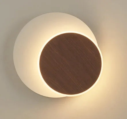 Afralia™ LED Wall Sconce Light 4W Bedroom Living Room Knob Switch Wall Lamp