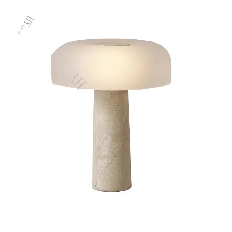 Afralia™ Cave Stone Table Lamp: Nature-Inspired Retro Home Decor