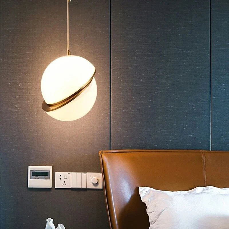 Afralia™ Modern White LED Pendant Lamp for Stylish Home Decor