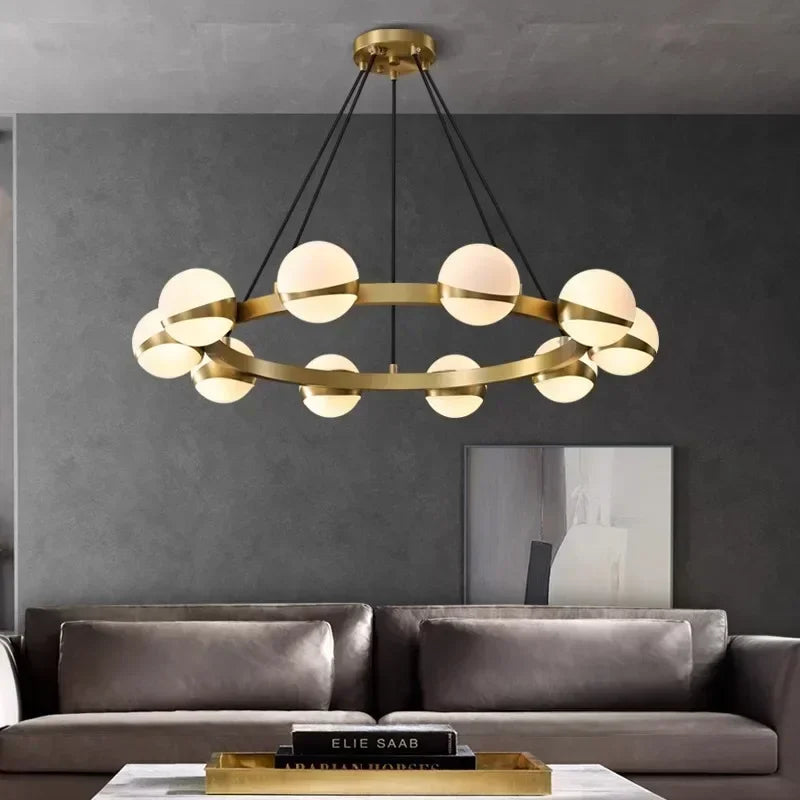 Afralia™ LED Acrylic Pendant Lights for Home Decor Luminaires