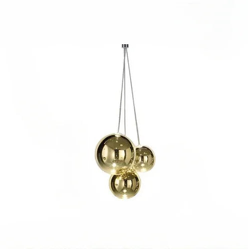 Afralia™ Nordic Glass Ball LED Pendant Lights for Home Decor & Interior Lighting